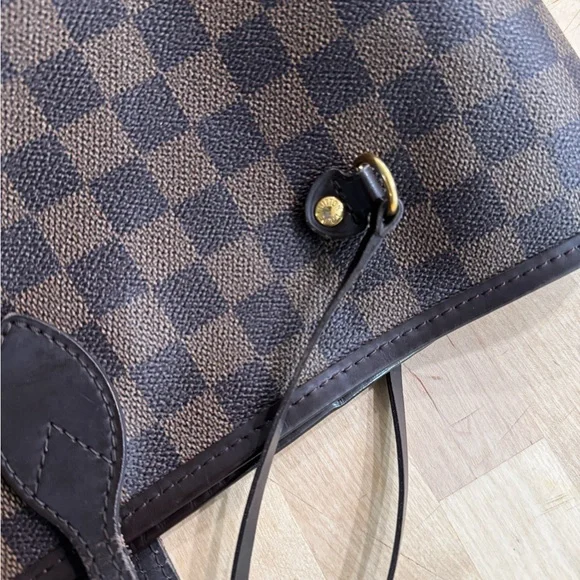 Louis Vuitton Red and Brown Tote Bag - Picture 7 of 14